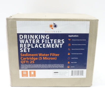 5 Micron 10 x 2.5 Sediment Filter - P5, AP110, WHKF-GD05, 25-Pack
