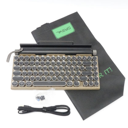 7KEYS TW1867 Retro Mechanical Typewriter Keyboard – Wireless Bluetooth 5.0 - O