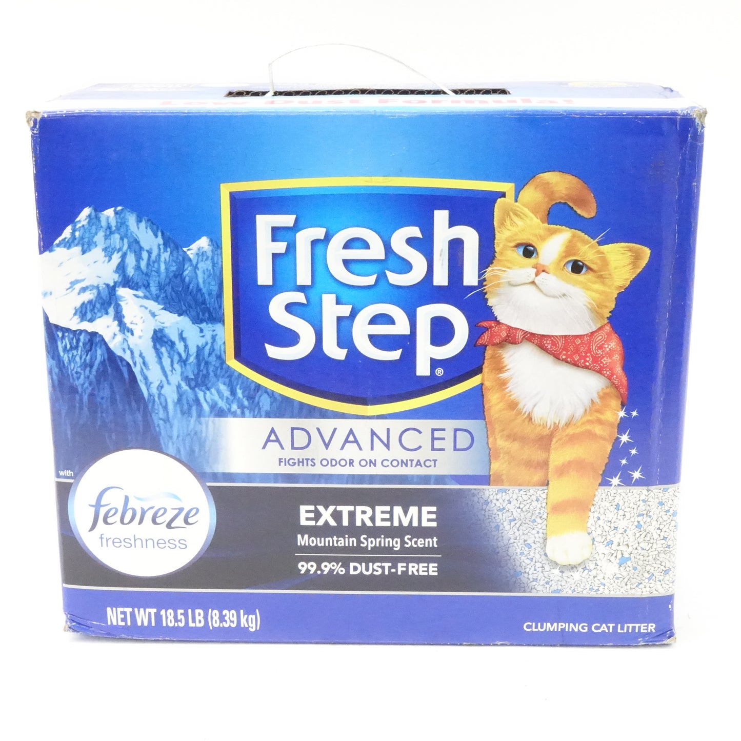 Fresh Step Advanced Extreme Clumping Cat Litter - Mountain Spring Scent, 18.5 lb