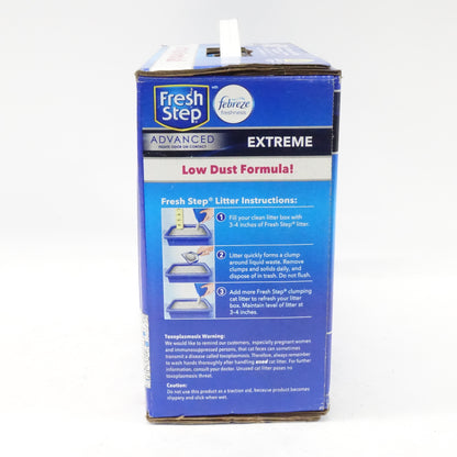 Fresh Step Advanced Extreme Clumping Cat Litter - Mountain Spring Scent, 18.5 lb