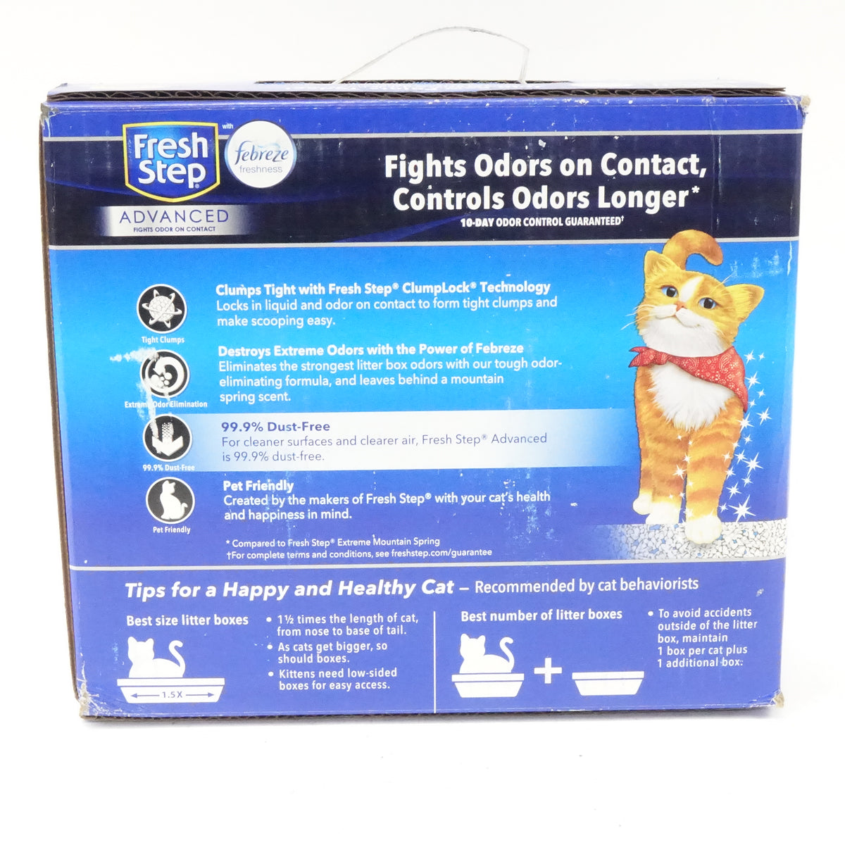 Fresh Step Advanced Extreme Clumping Cat Litter - Mountain Spring Scent, 18.5 lb