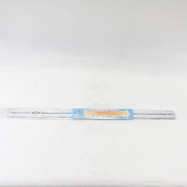 Tension Rods 28" to 48"-2 Pack Adjustable Spring Tension Rods (White) - Grade A
