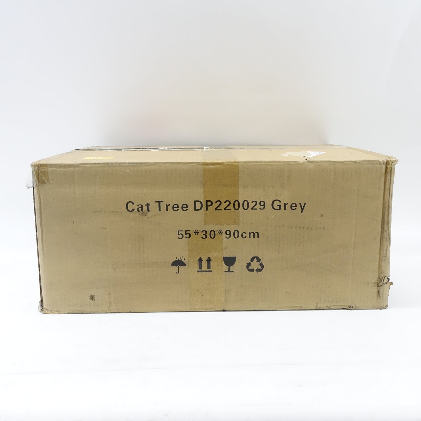35" Cat Tree with Two Condos, Medium, Grey- DP220029