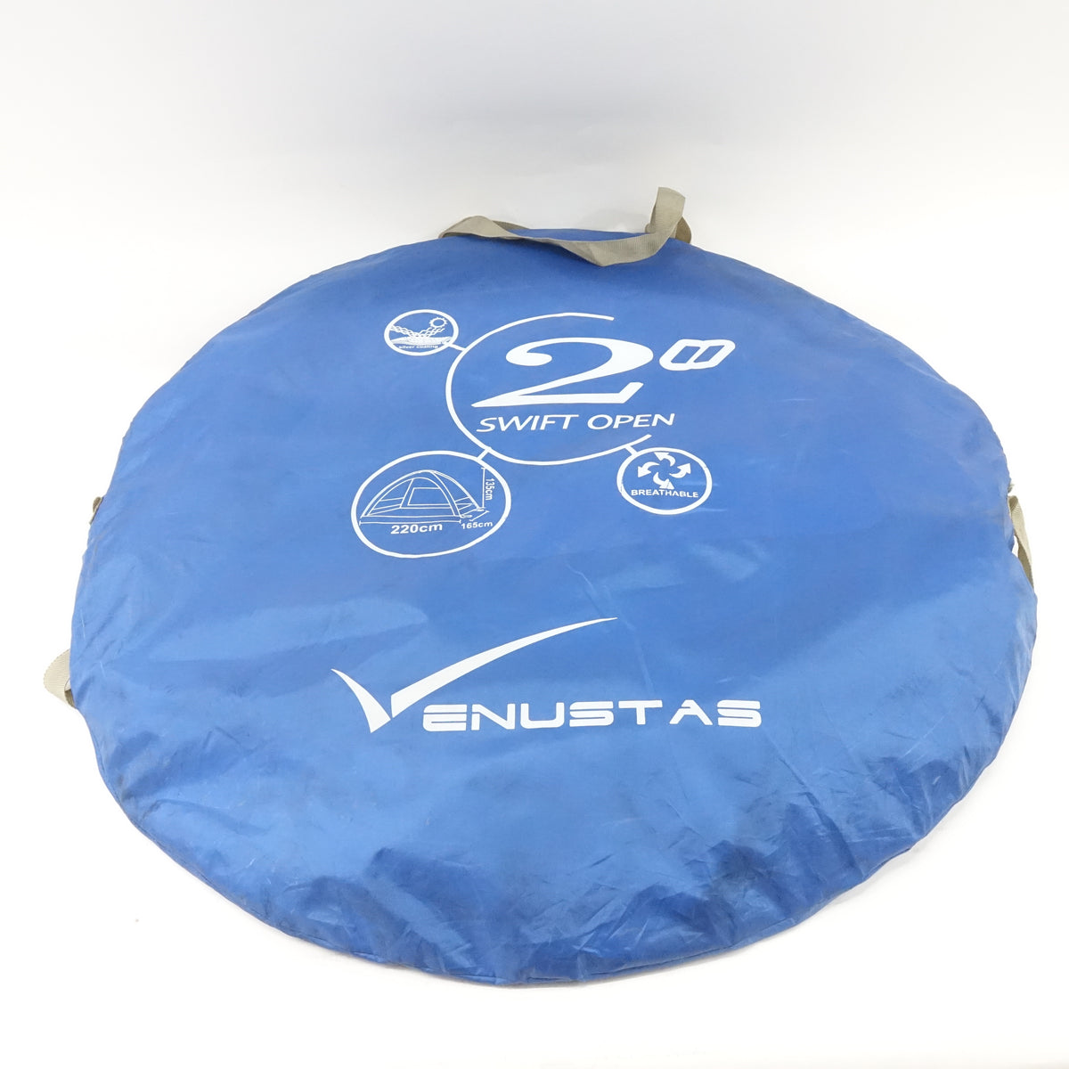 Venustas Pop Up Beach Tent UPF 50+ Portable Sun Shade for 3-4 People- Blue