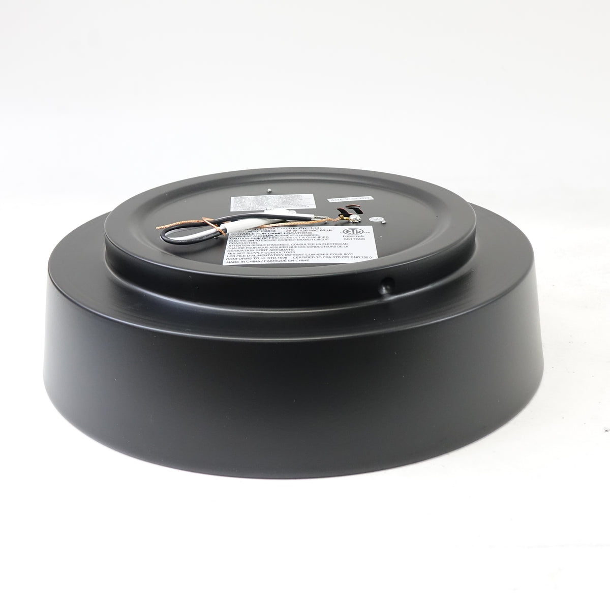Flynix 12.5" LED Flush Mount Ceiling Light 26W 1350 Lumens Dimmable Black Gold