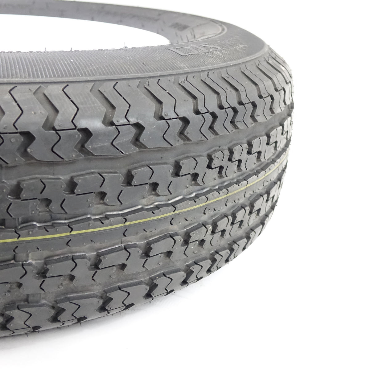 2PK Durun ST205/75R14 Radial Trailer Tire with 14" White Wheels