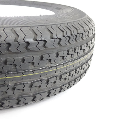 2PK Durun ST205/75R14 Radial Trailer Tire with 14" White Wheels