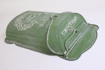 RAZ Imports Distressed Bird Floral Embossed Mailbox Metal 15.5" Height