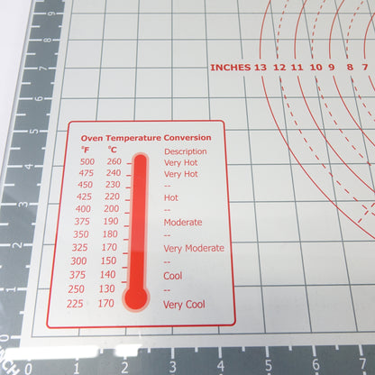 Tempered Glass Baking Non-Stick Board with Measurements of 24" x 14" - Open Box