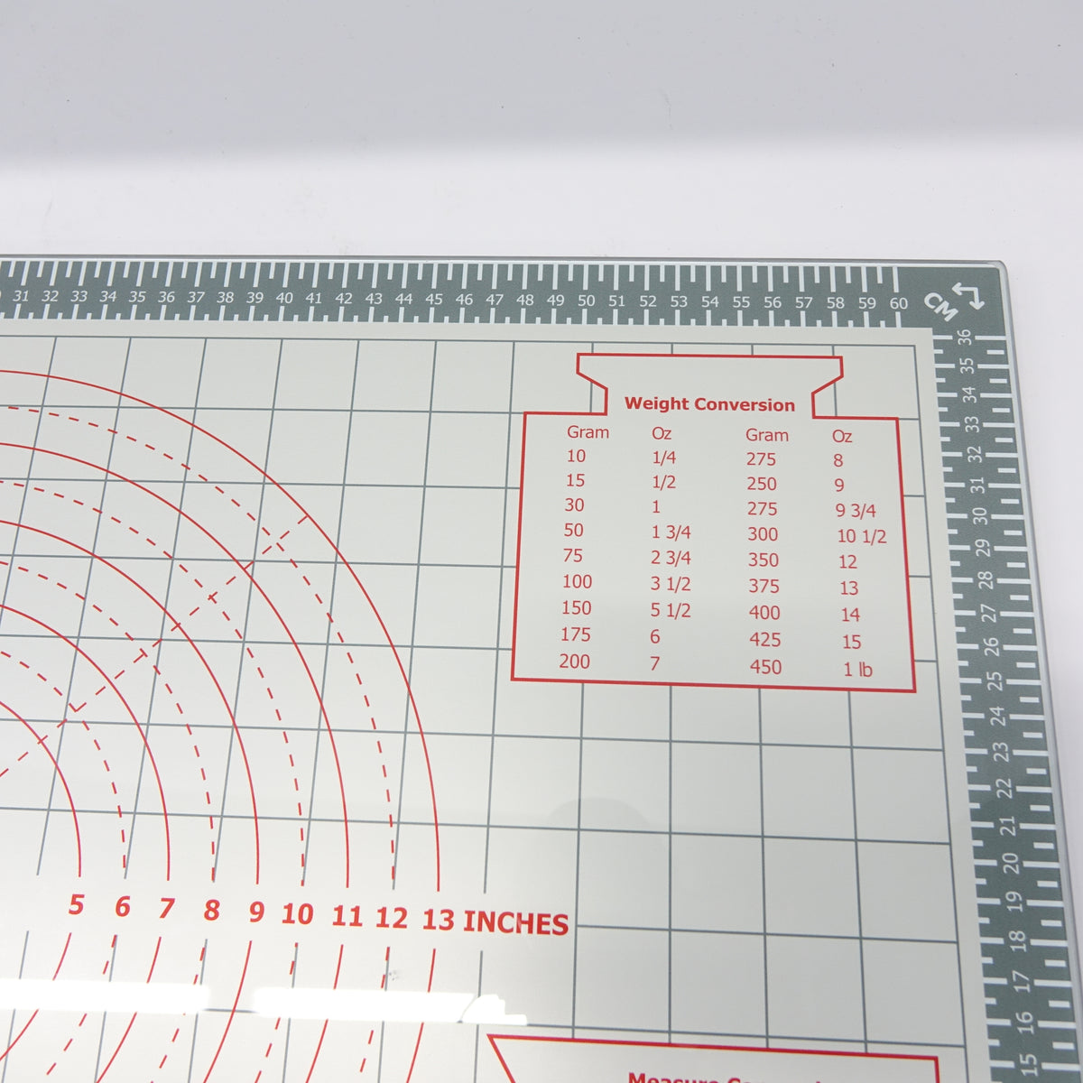Tempered Glass Baking Non-Stick Board with Measurements of 24" x 14" - Open Box
