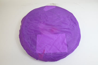 Kids 6FT Pop Up Play Tunnel Tent Collapsible Crawl Indoor Outdoor Purple