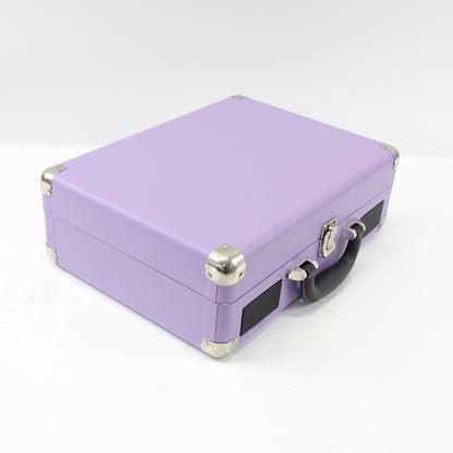 JORLAI Bluetooth Record Player 3-Speed Turntable Portable Purple