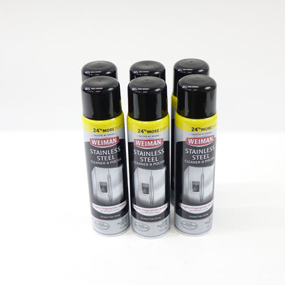 Weiman Stainless Steel Clean & Polish-12 oz.-6/Case