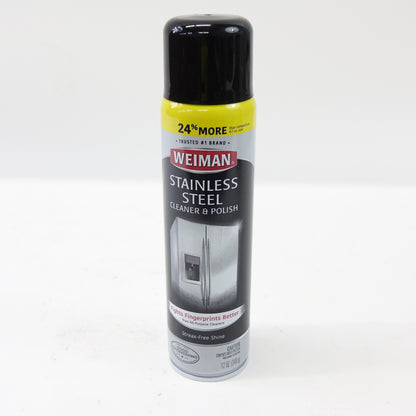Weiman Stainless Steel Clean & Polish-12 oz.-6/Case