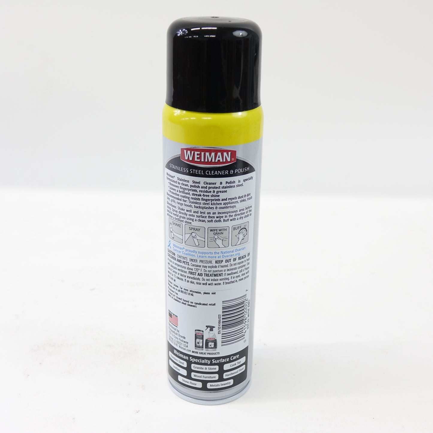 Weiman Stainless Steel Clean & Polish-12 oz.-6/Case