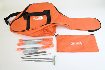 Felled Chainsaw Carrying Case 14"-18" with Sharpening Kit File Guide Set