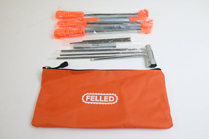 Felled Chainsaw Carrying Case 14"-18" with Sharpening Kit File Guide Set