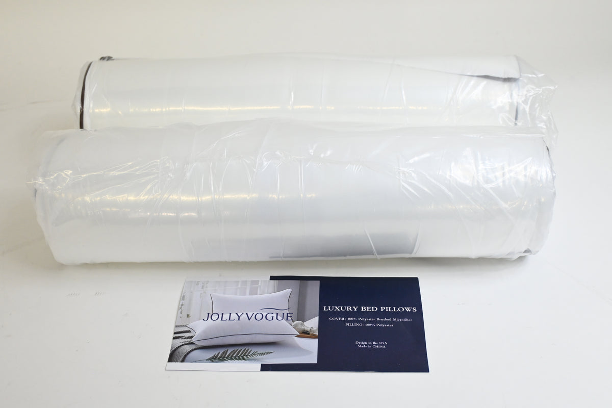 JOLLYVOGUE Standard Pillows Set of 2 Cooling Down Alternative Hotel Collection
