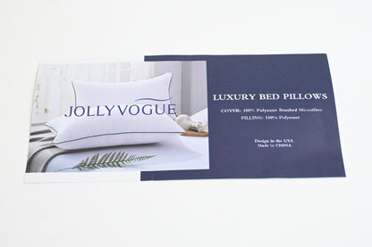 JOLLYVOGUE Standard Pillows Set of 2 Cooling Down Alternative Hotel Collection
