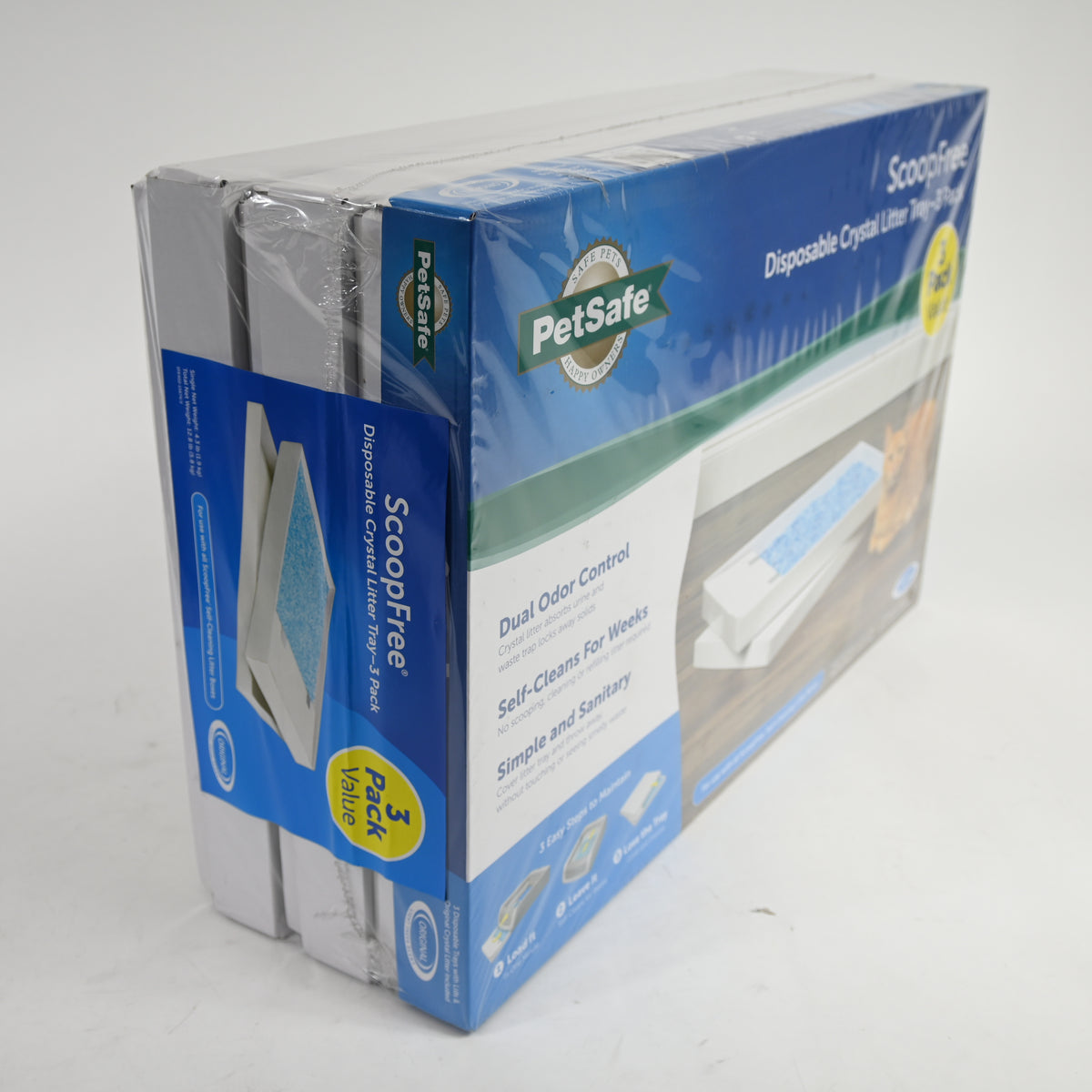 PetSafe Disposable Litter Tray - ScoopFree® Fresh Crystal 3-Pack