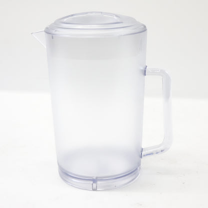 G.E.T. Textured Clear Polycarbonate 64 Oz Water Pitcher w/Lid