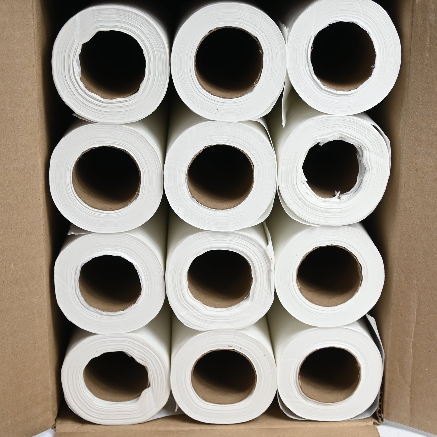 Dealmed Exam Table Paper (12 Rolls) 18” x 225' Smooth, White Medical Exam Cover