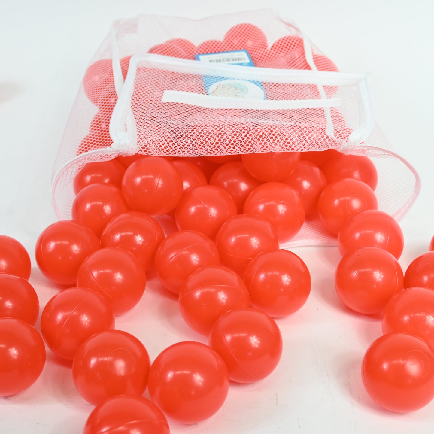 PlayMaty Play Ball Pool Balls 2.36" BPA Free Plastic Balls 70 Pack (Red)