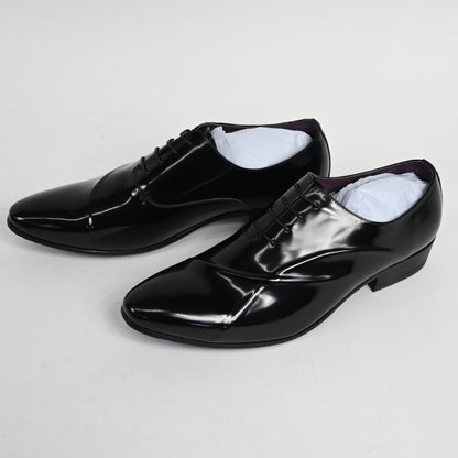 ZERO Men's Black Leather Dress Shoes Oxfords Lace Up Classic Business Formal Siz
