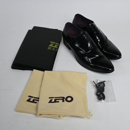 ZERO Men's Black Leather Dress Shoes Oxfords Lace Up Classic Business Formal Siz