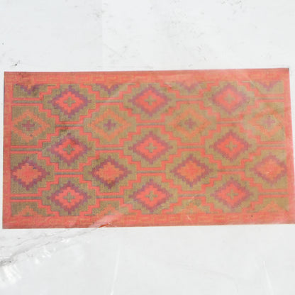Lightweight Indoor Outdoor Reversible Plastic Area Rug - 5'9" x 8'9" Arizona - Multi