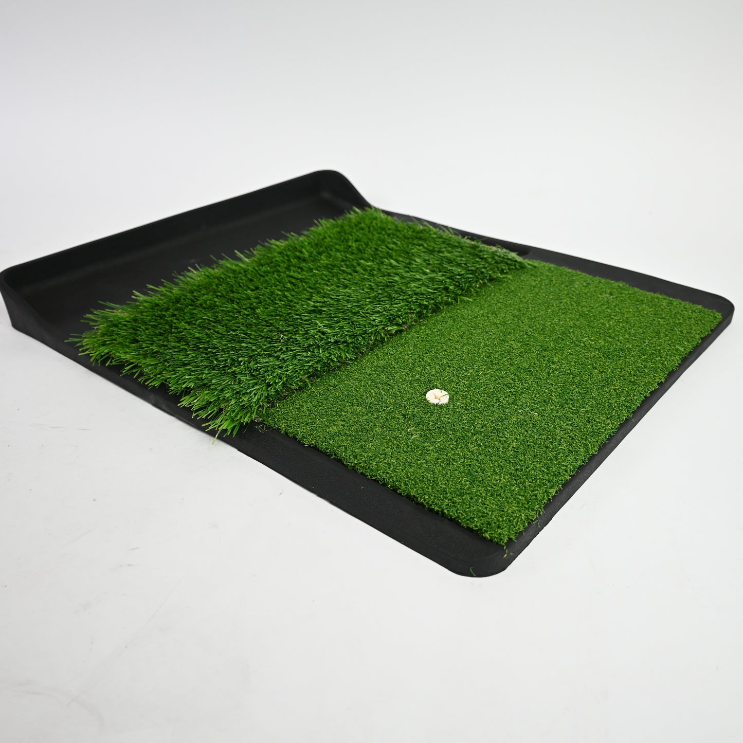 ENHUA GOLF Hitting Mat with Ball Tray,21x18 INCH Turf Indoor/Outdoor Pad w/9Tees