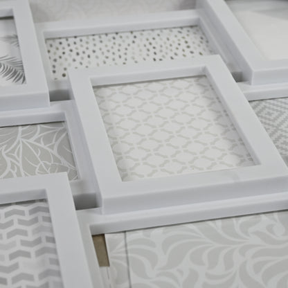 MELANNCO Photo Collage Frame 18" x 23" 12 Openings, 4 x 6 White - Open Box