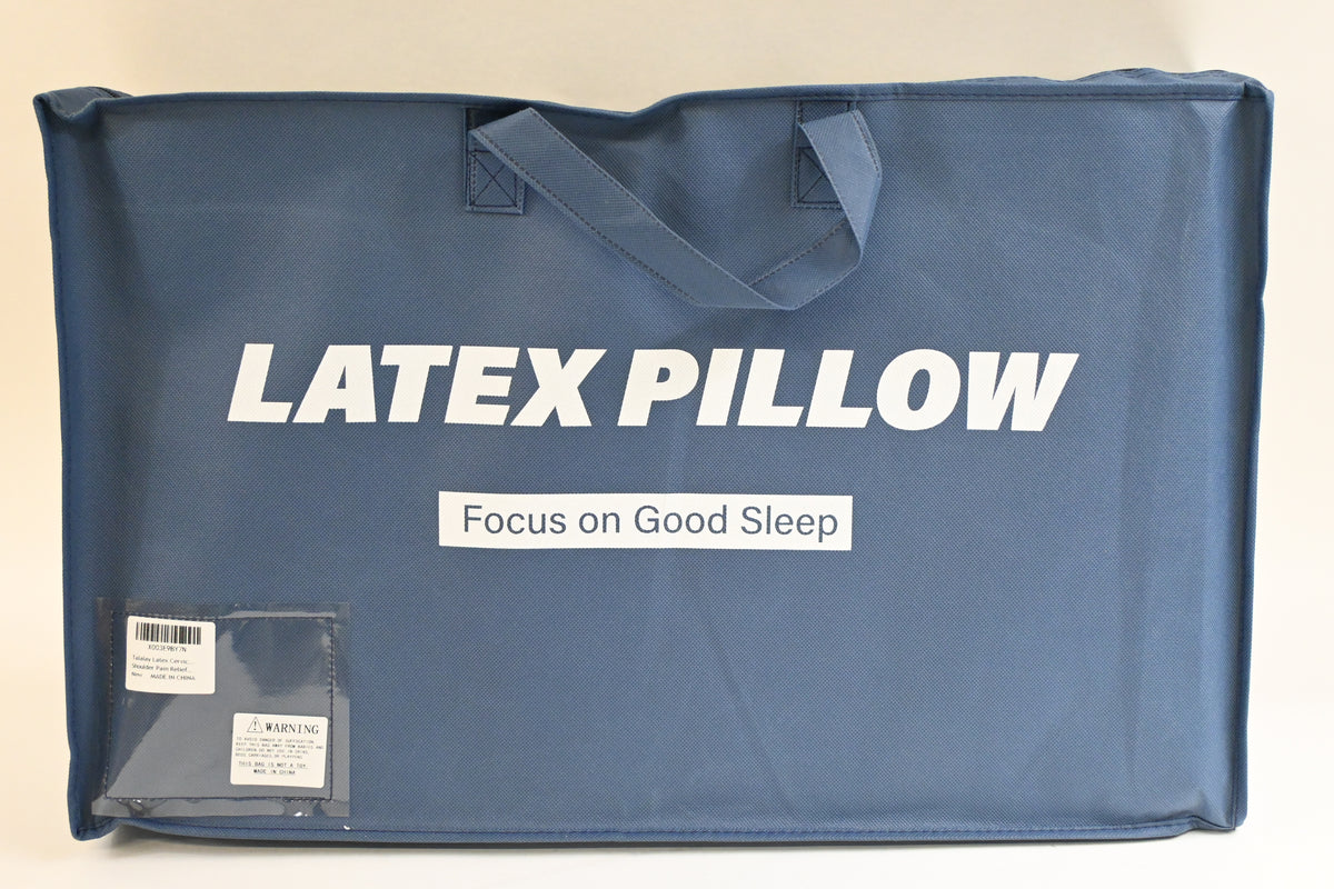 Contour Latex Cervical Pillow Orthopedic Neck Support Standard 23.4" Sleeping
