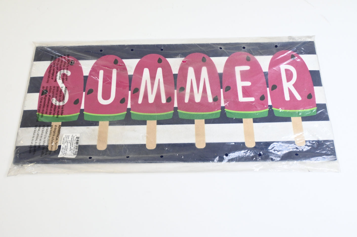Evergreen Flag Summer Melonsicle Sassafras Switch Mat 22" x 10"