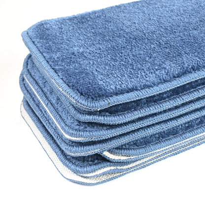 Trendy Stair Treads Indoor Skid Resistant Carpet 8.5"x30" Set of 13 Navy Blue