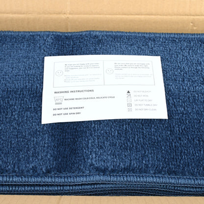 Trendy Stair Treads Indoor Skid Resistant Carpet 8.5"x30" Set of 13 Navy Blue
