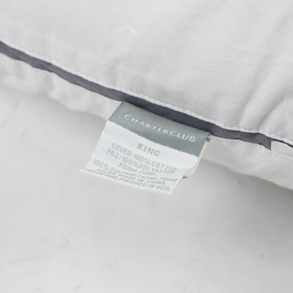 Charter Club 2 Won't Go Flat 300T Foam Core King Pillows