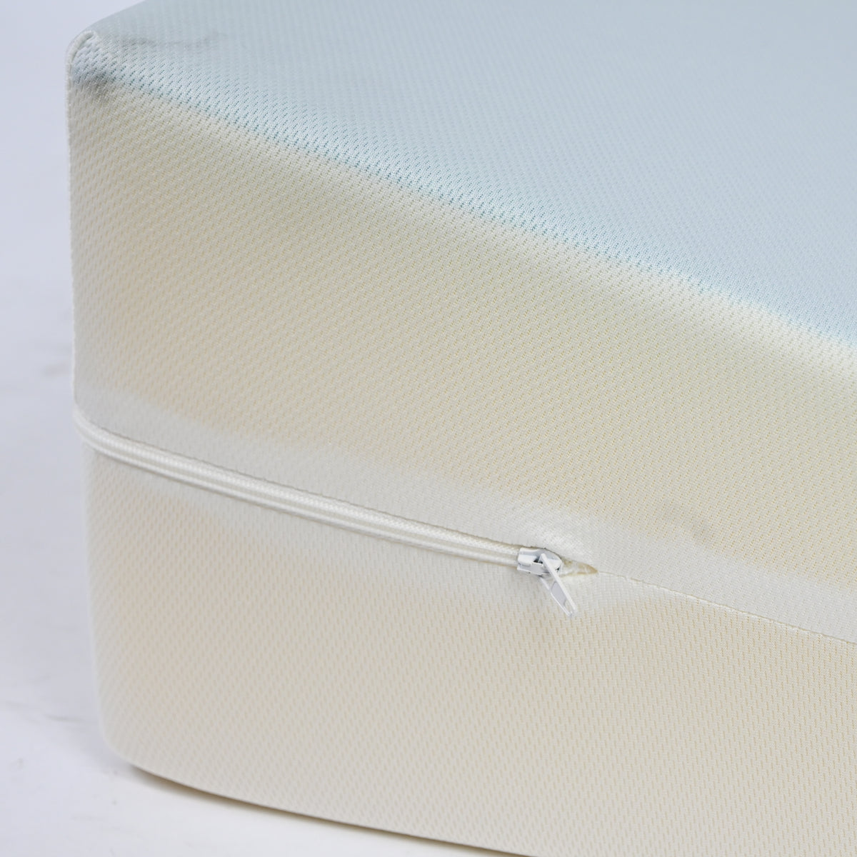 SensorPEDIC Soft-Tex Bed Wedge Support Pillow with Cooling Gel Coating - 24x22, White