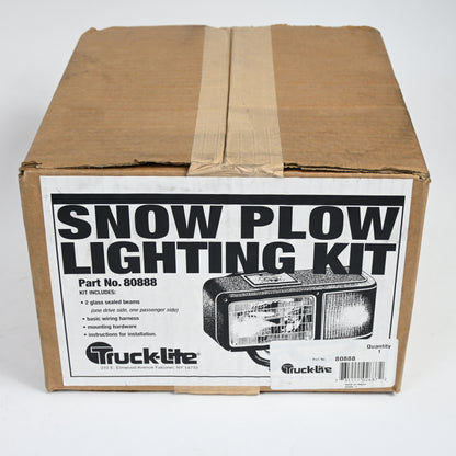 Truck-Lite 80888 Economy Snow Plow Lights / ATL Kit w/ Harness & Hardware - New