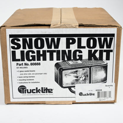 Truck-Lite 80888 Economy Snow Plow Lights / ATL Kit w/ Harness & Hardware - New
