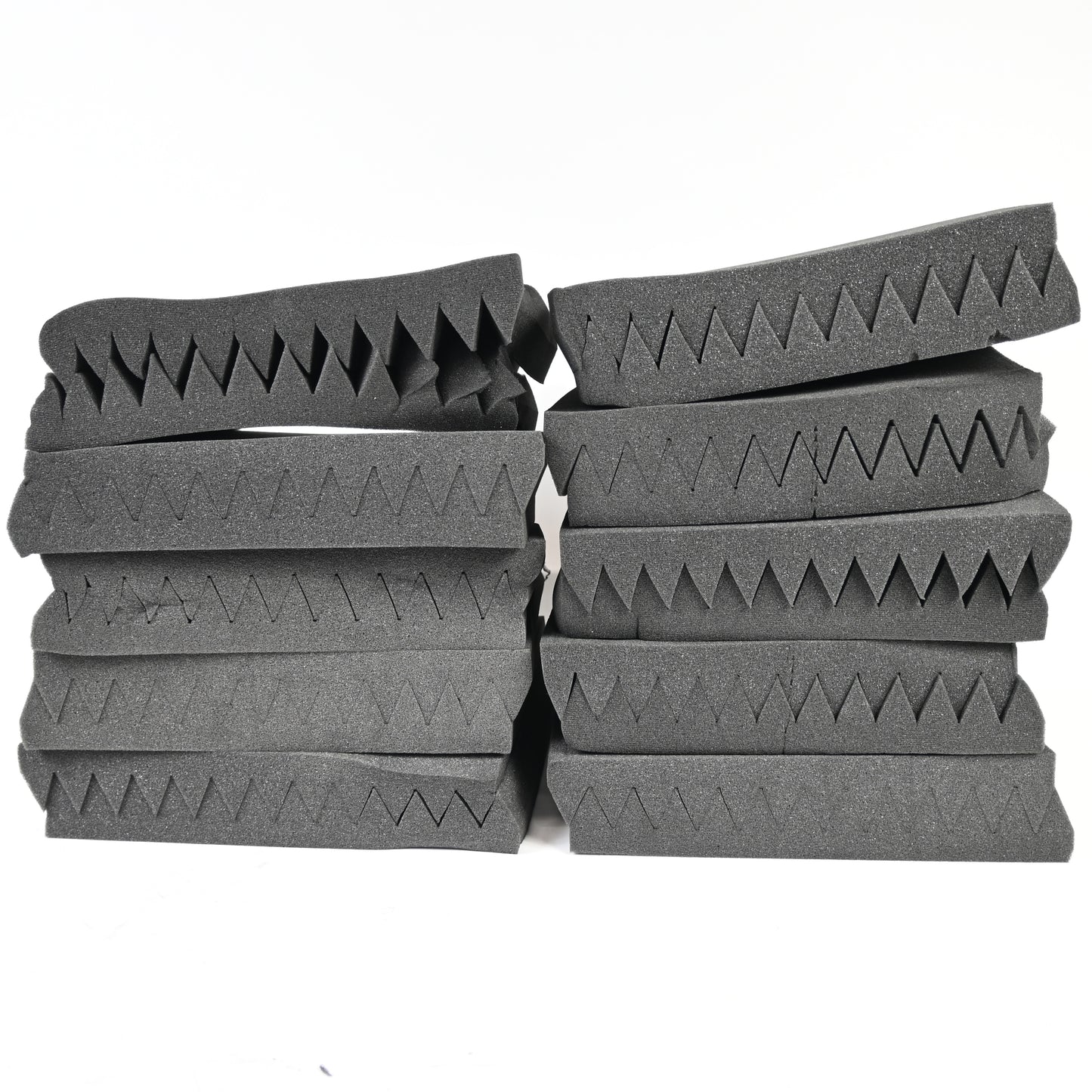 DECOLURE 24 Pack Black Acoustic Panels - Extra Thick 2" (12" x 12")
