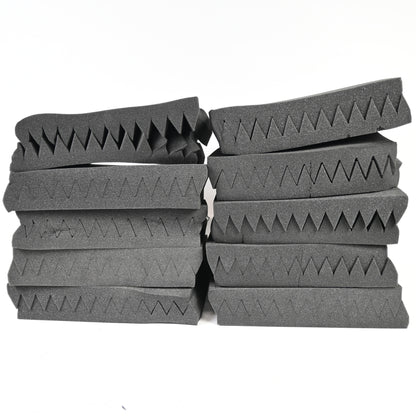 DECOLURE 24 Pack Black Acoustic Panels - Extra Thick 2" (12" x 12")