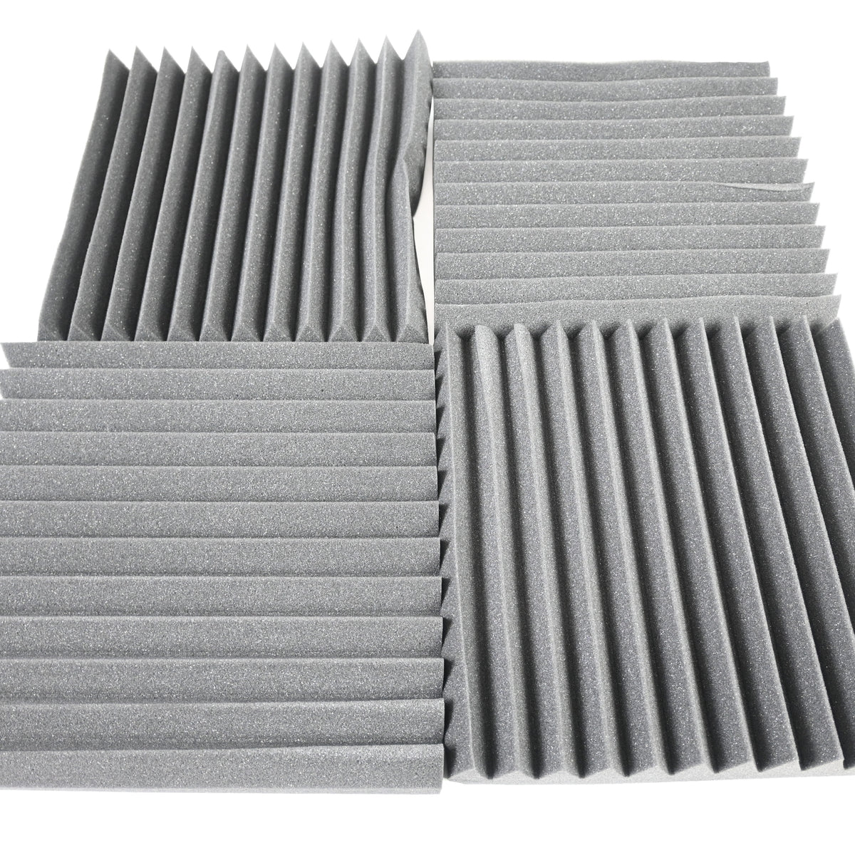 DECOLURE 24 Pack Black Acoustic Panels - Extra Thick 2" (12" x 12")