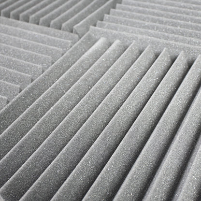 DECOLURE 24 Pack Black Acoustic Panels - Extra Thick 2" (12" x 12")