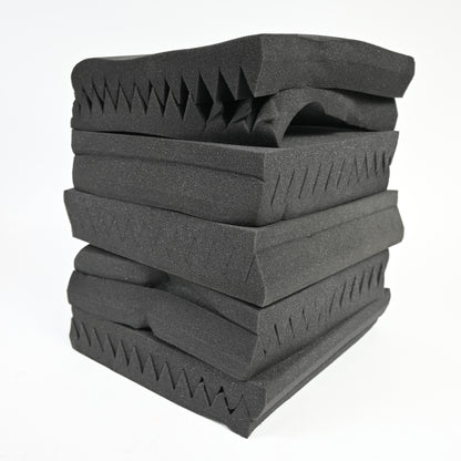 DECOLURE 24 Pack Black Acoustic Panels - Extra Thick 2" (12" x 12")