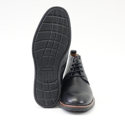 MJNY Men's Genuine Leather Chukka Ankle Boots Breathable Black Grainy Size 9.5