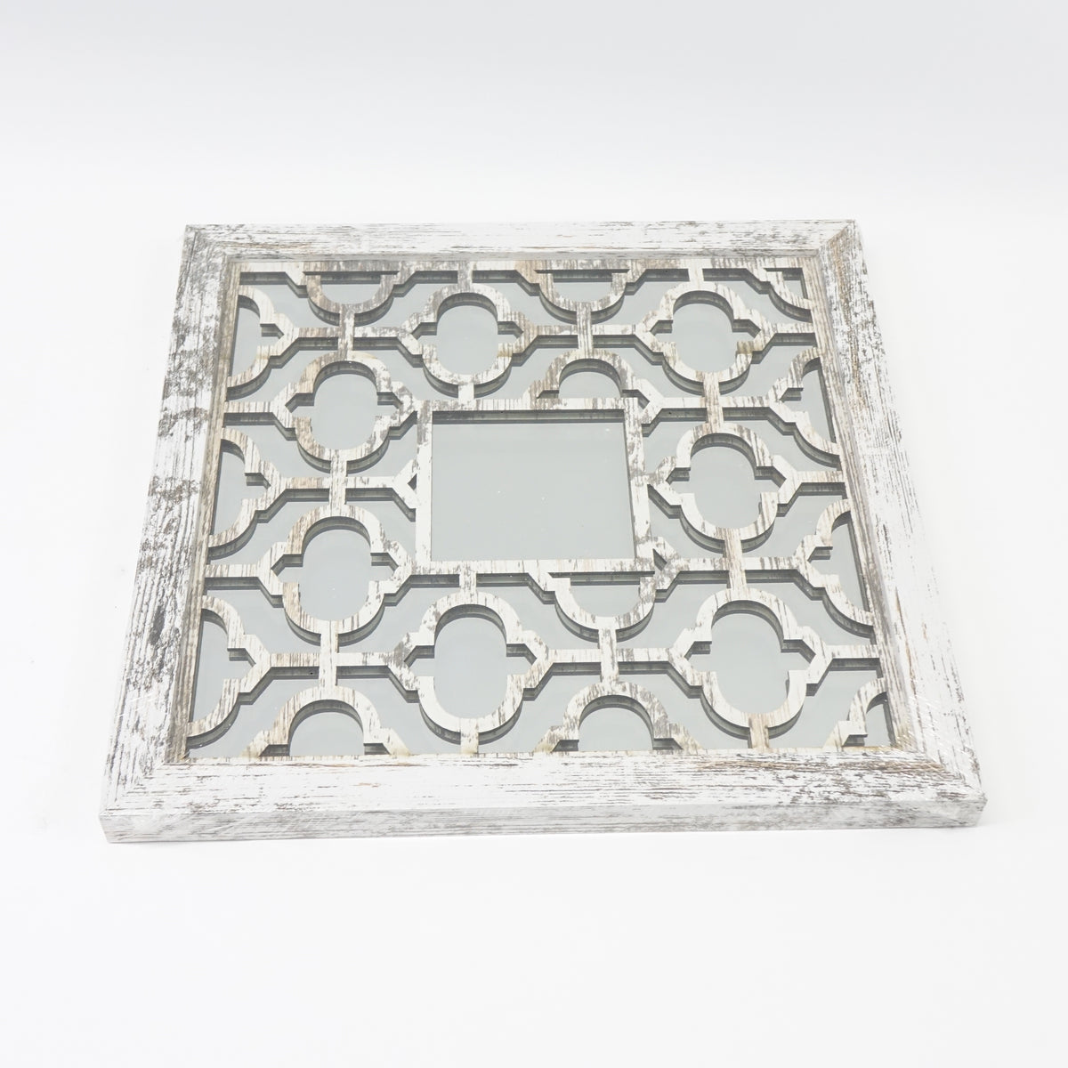 Uttermost Sorbolo Square Wall Mirrors – Set of 2 Moroccan Geometric Fretwork A