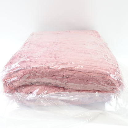Pawque Sherpa Fleece Weighted Blanket Queen 60"x80" 20 lb Peach Pink Plush