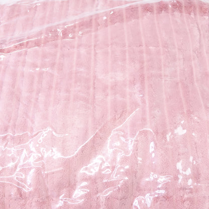 Pawque Sherpa Fleece Weighted Blanket Queen 60"x80" 20 lb Peach Pink Plush