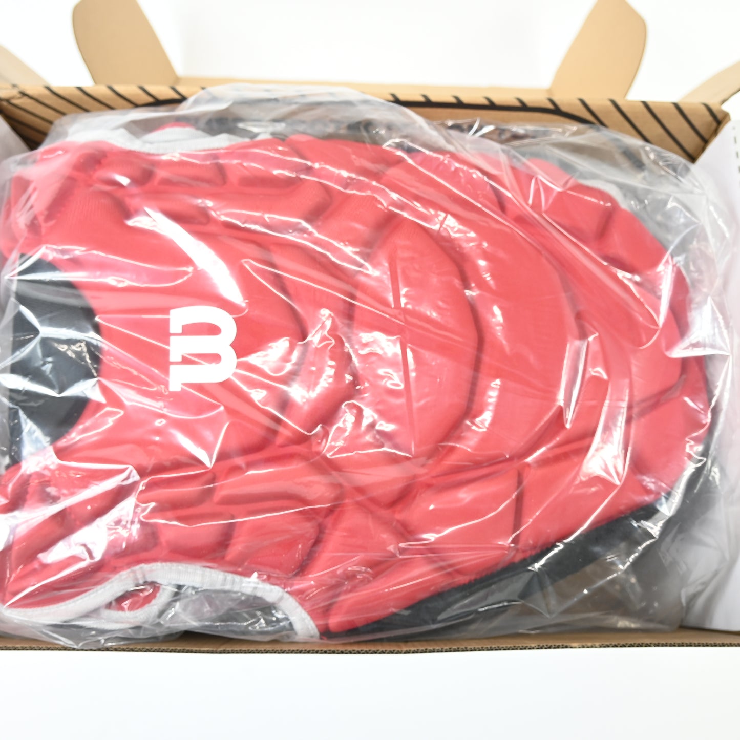 Wilson EZ Gear 2.0 Catcher’s Gear Kit, Scarlet (L/XL)